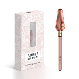 Rose Gold Tornado Nail Drill Bit F-2XC