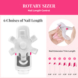 Rotary Measurer Acrylic Nail Clippers