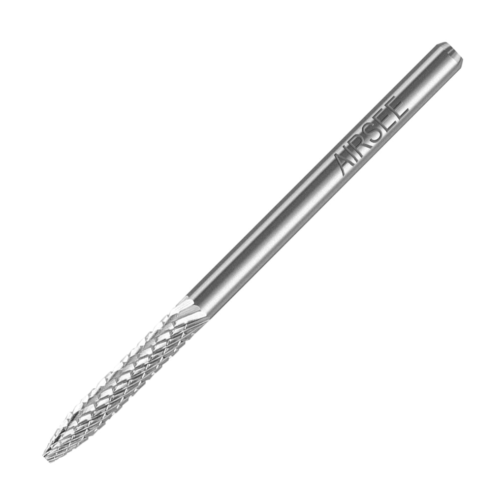 Silver Flat Top Small Needle Nail Drill Bit M