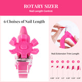 Rotary Measurer Acrylic Nail Clippers