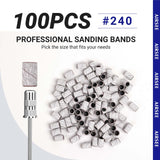 100pcs Nail Sanding Bands #240