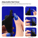 Pulled Measurer Acrylic Nail Clippers