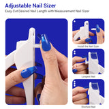 Pulled Measurer Acrylic Nail Clippers