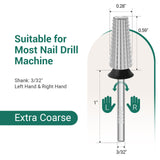 Silver 5 in 1 Nail Drill Bit 2XF-3XC