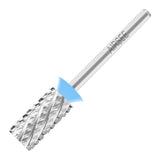 Silver Flat Top Barrel Nail Drill Bit XF-4XC