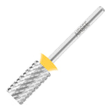 Silver Flat Top Barrel Nail Drill Bit XF-4XC