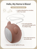 AIRSEE Baby Sound Machine-Bear