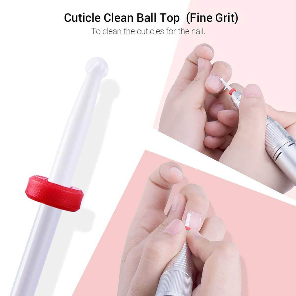 NS0107 Ceramic Nail Drill Bits Set 7Pcs