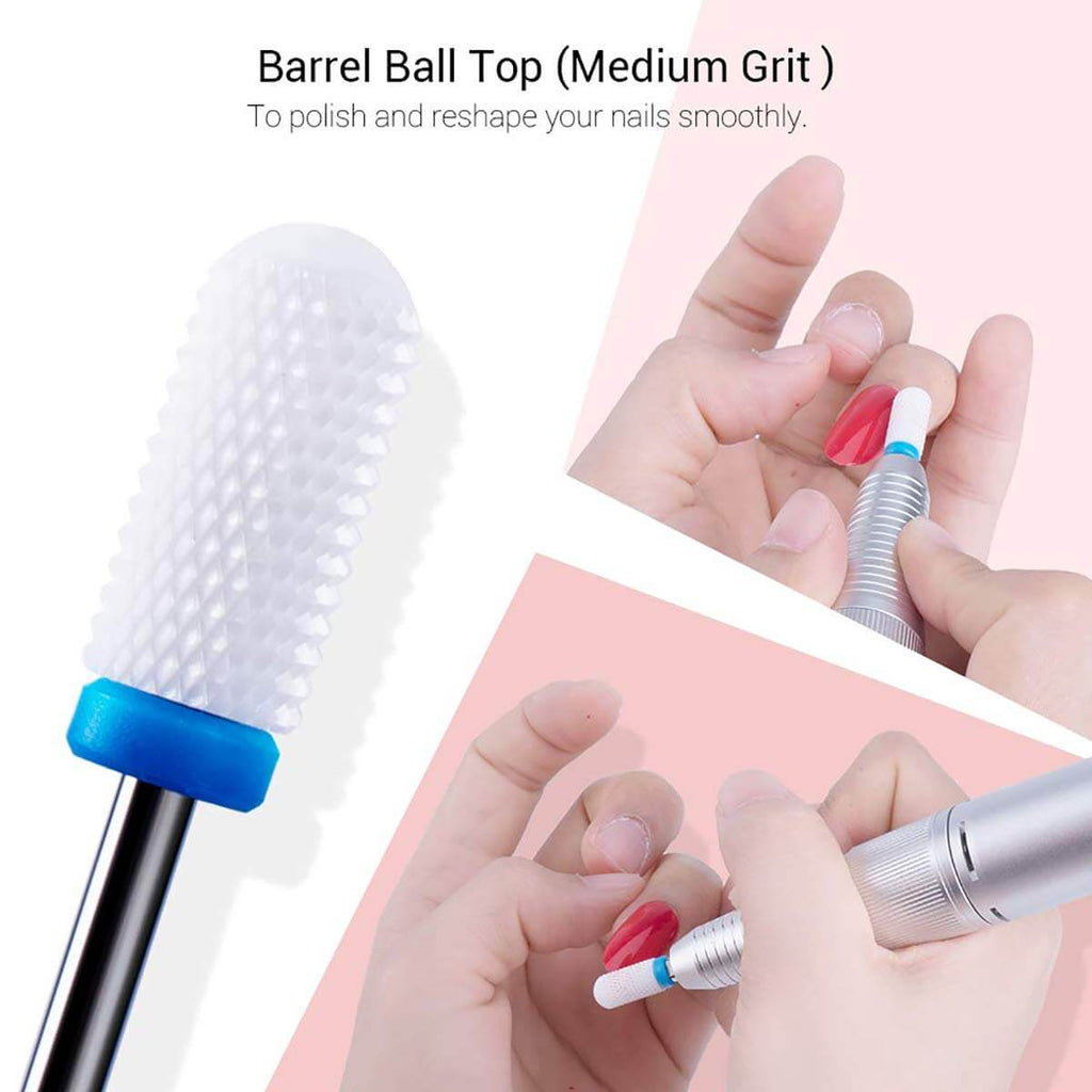 Ceramic Nail Drill Bits Set 7Pcs