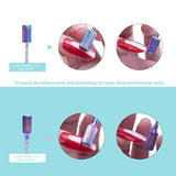 Tungsten Carbide Nail Drill Bits Set 7Pcs (Colorful)